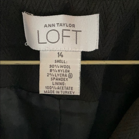 Ann Taylor Loft suit - black size 16 - Picture 2 of 16